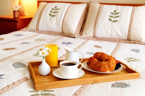 Hotelzimmer mit frühstück